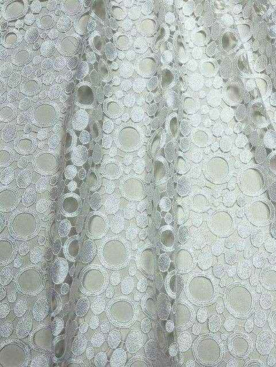 Bubbles Lace Fabric – White