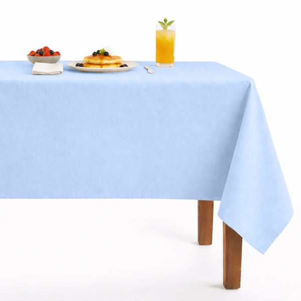 Newport118 in Baby Blue, made up as a tablecloth