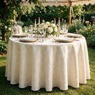 Bangkok Ivory Tablecloth — styled table