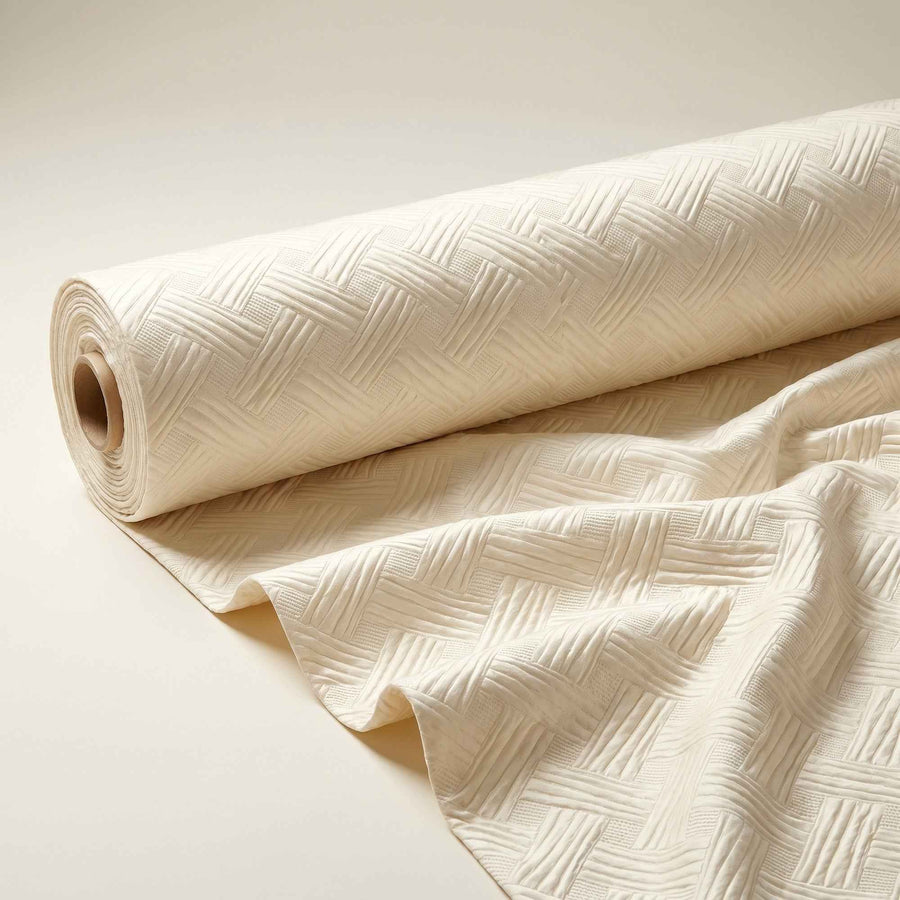 Bangkok Jacquard Fabric – Ivory