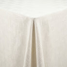 Bangkok White Tablecloth — fabric detail