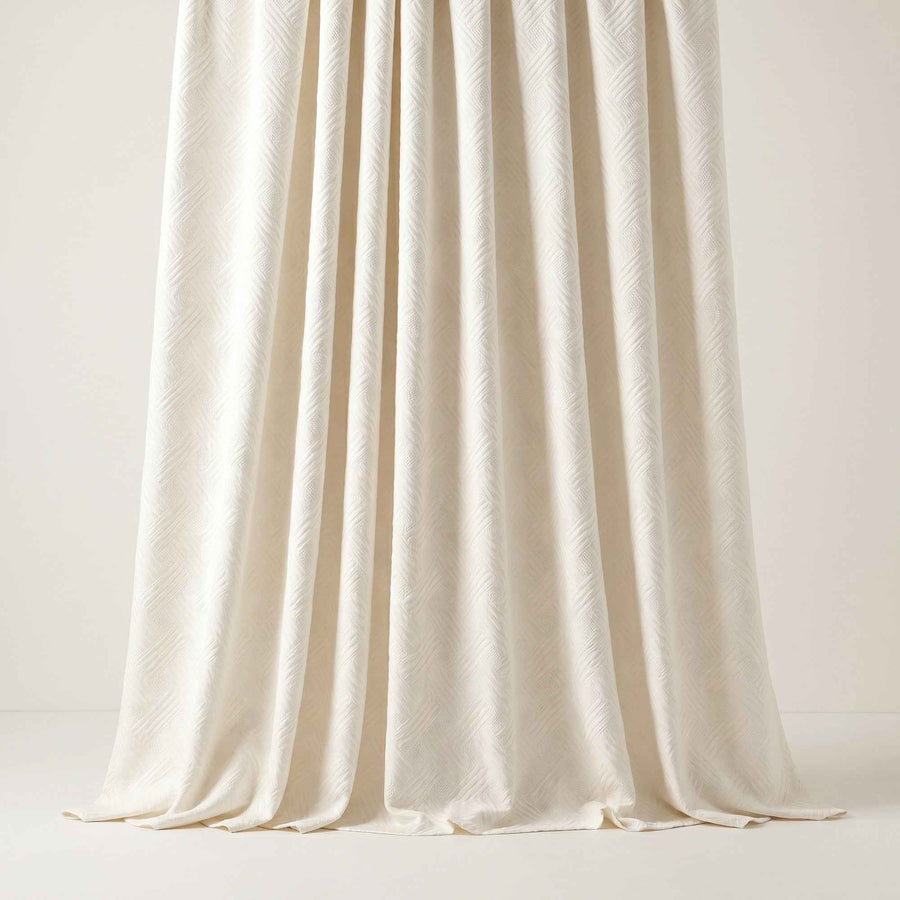 Bangkok Jacquard Fabric – White