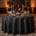 Barnes Onyx Tablecloth — styled table