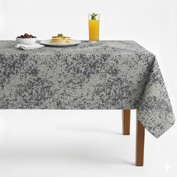 Portland Hights in Sky Blue, made up as a tablecloth