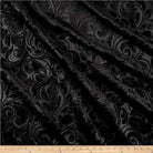 Lobby Velvet Fabric – Black