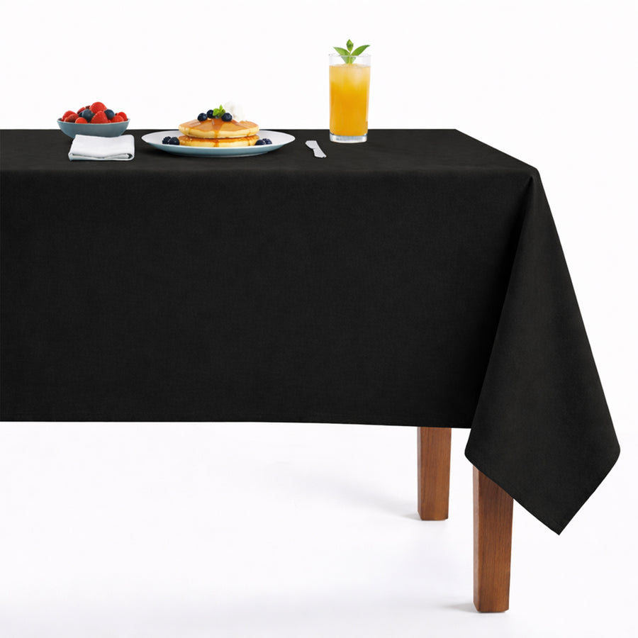 Newport118 Velvet Tablecloth – Black