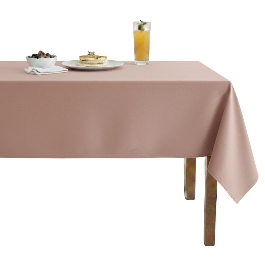 Sweden Solid Plain Velvet Tablecloth – Russet