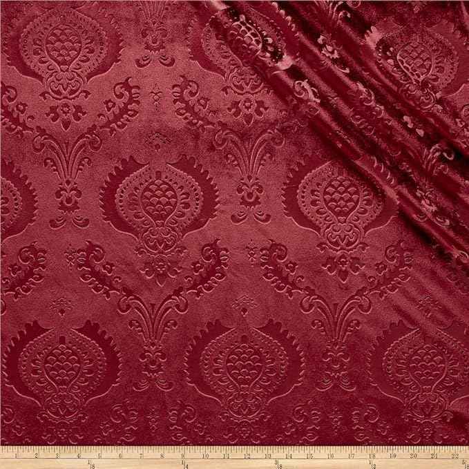 Hobby Velvet Fabric – Burgundy
