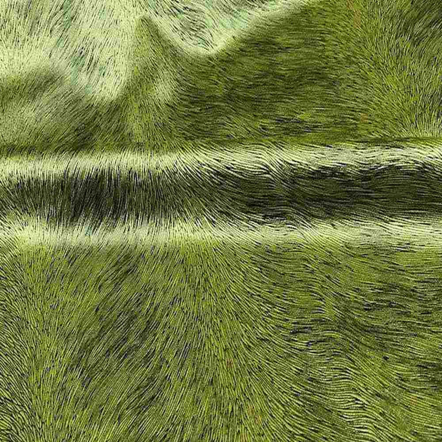 Green Brocade Hunter Velvet - Custom Tablecloths