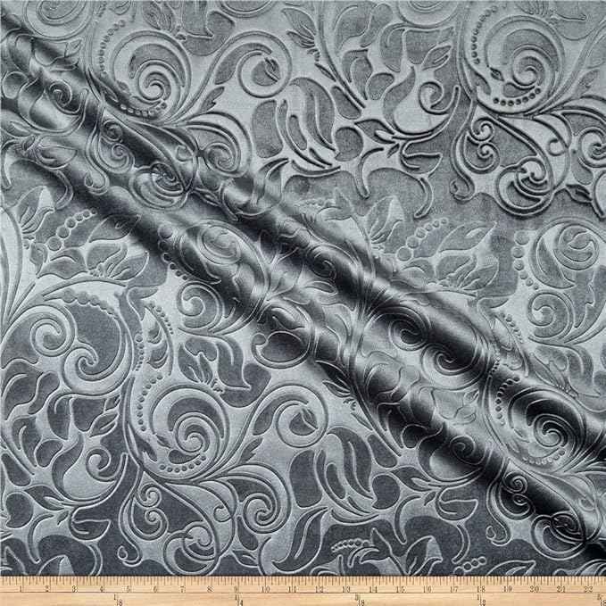 Lobby Velvet Fabric – Charcoal