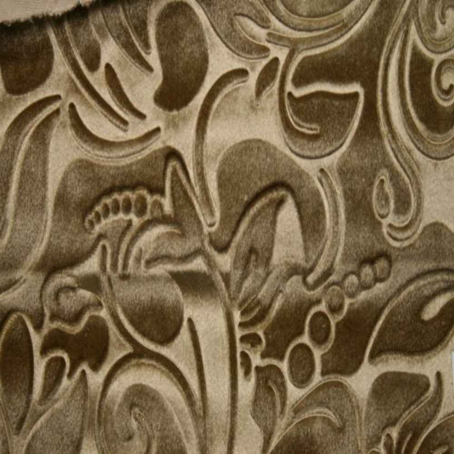 Gold Brocade Scroll Velvet - Custom Tablecloths
