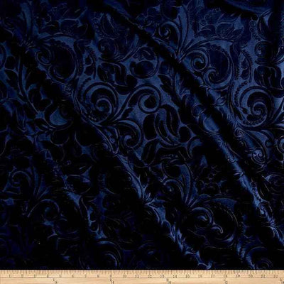 Lobby Velvet Fabric – Navy