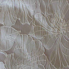 Silver Cambridge Floral Jacquard Fabric by the Yard - 55 Inch Wide