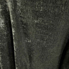 Black Chenille Soft Velvet Fabric by the Yard - 118 Inch Wide