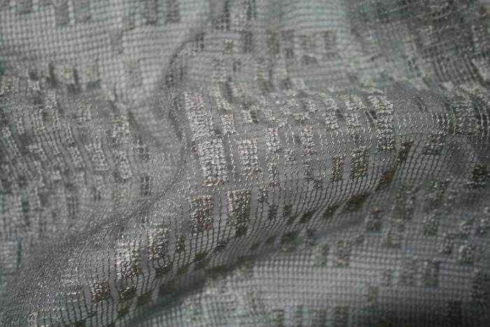 silver-1 CLAYTON Lace Fabric by the Yard - 55 Inch Wide