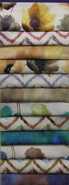 Turquoise - Solid Digital Print Satin Fabric - Cotton Hand - 58 Inch. in Width Fabric by the Yard - 58 Inch Wide