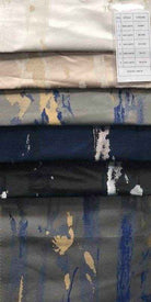 silver-1 Des Arts Jacquard Fabric by the Yard - 55 Inch Wide
