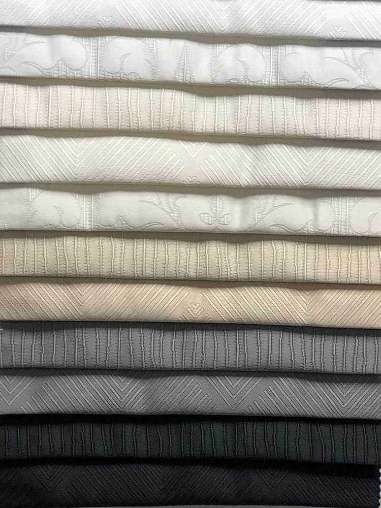 black LIBERTY Jacquard Fabric by the Yard - 115 Inch Wide