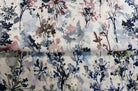 Mauve Lily Digital Print Fabric - Cotton Hand - 58 Inch. in Width Fabric by the Yard - 58 Inch Wide