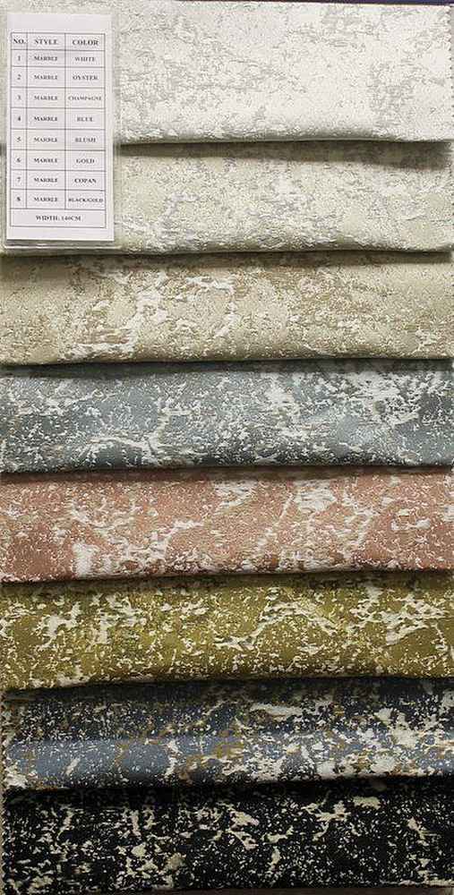 Champagne Marble Jacquard Fabric by the Yard - 55 Inch Wide