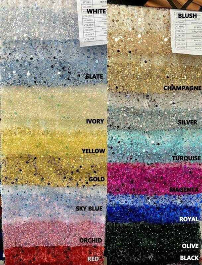 Tulle Mesh Fabric – Gold