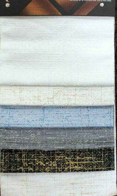 Mumbai Sparkling Jacquard Fabric – Midnight