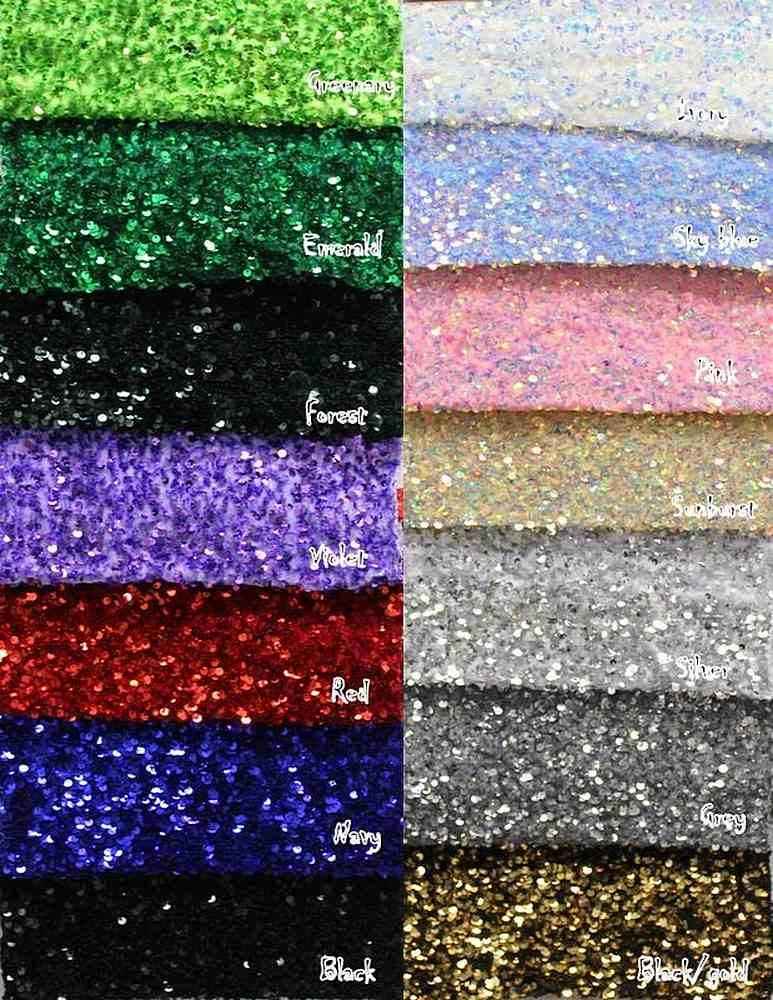 Iridescent Whit Stretch Velvet Sequin Fabric by the Yard - 48 Inch Wide