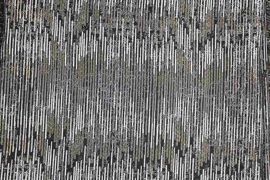 Colorado Jacquard Fabric – Silver Navy
