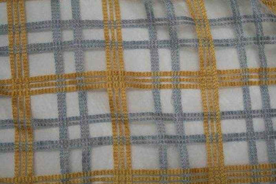 Country Cottage Embroidered Lace Fabric – Silver