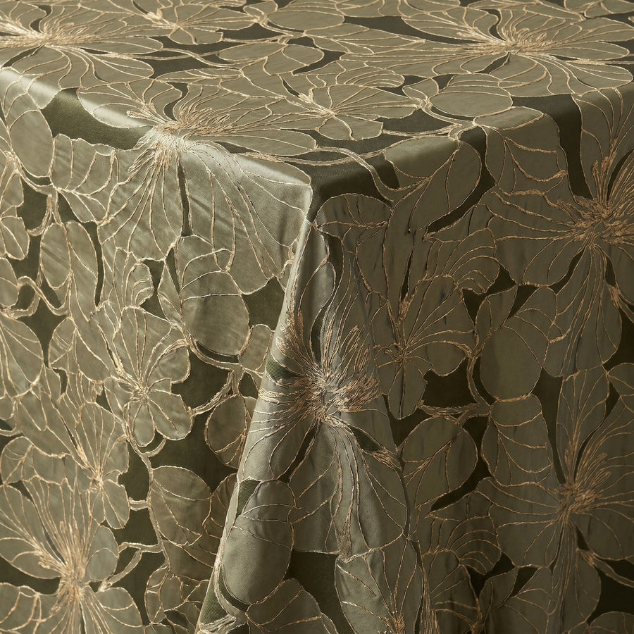 Cambridge Black Tablecloth — fabric detail