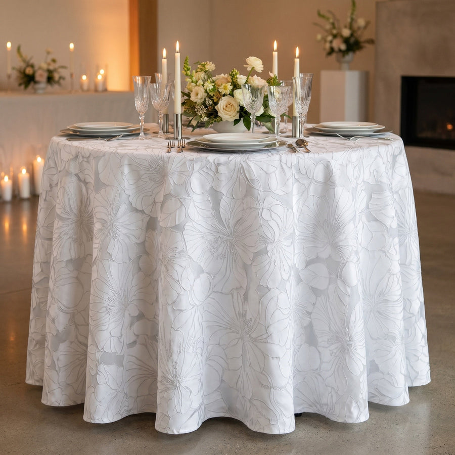 Cambridge Crystal Tablecloth — styled table