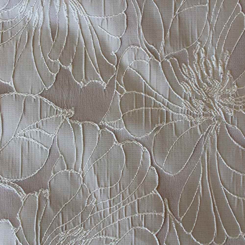Silver Cambridge Floral Jacquard - Custom Tablecloths