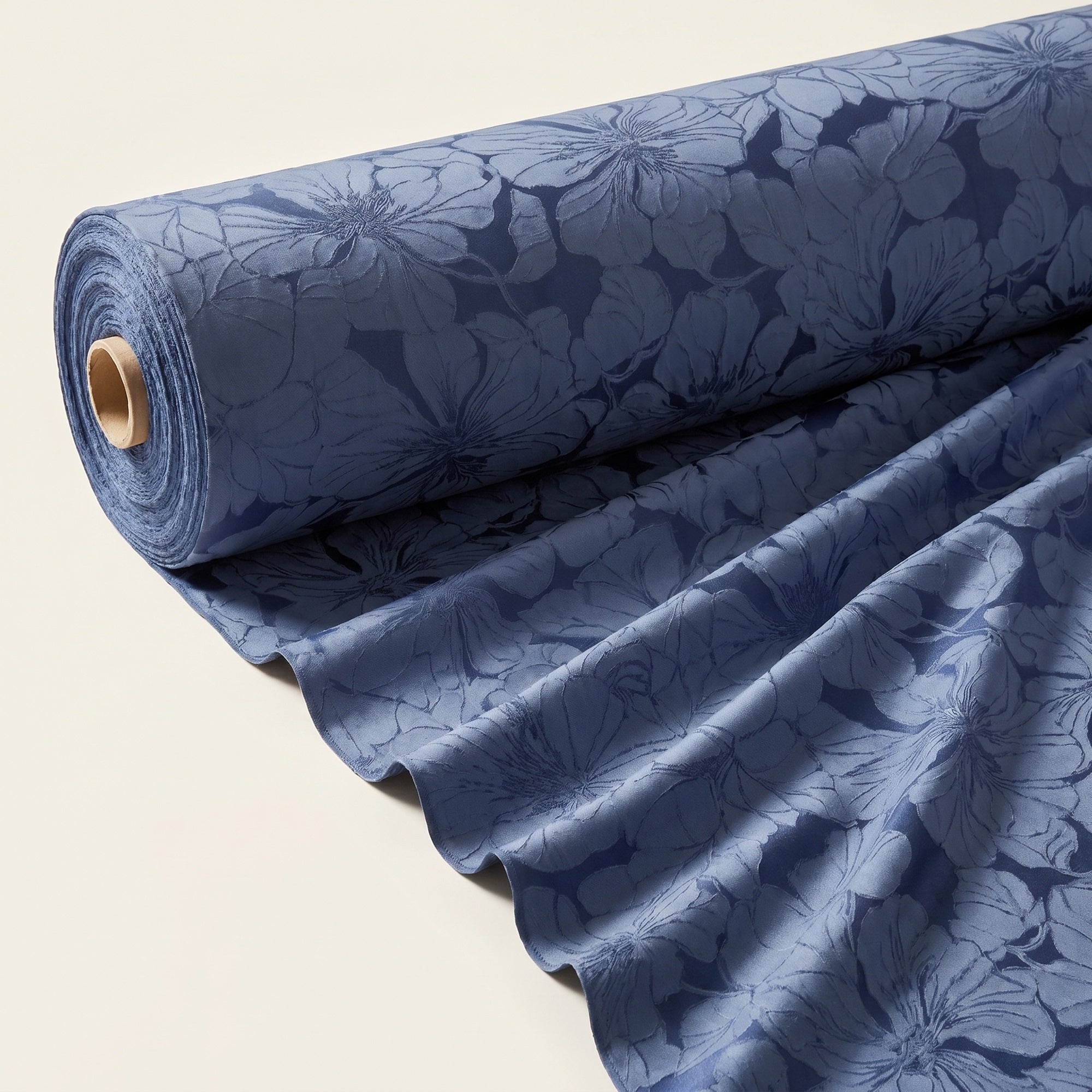Cambridge Navy Fabric — fabric roll