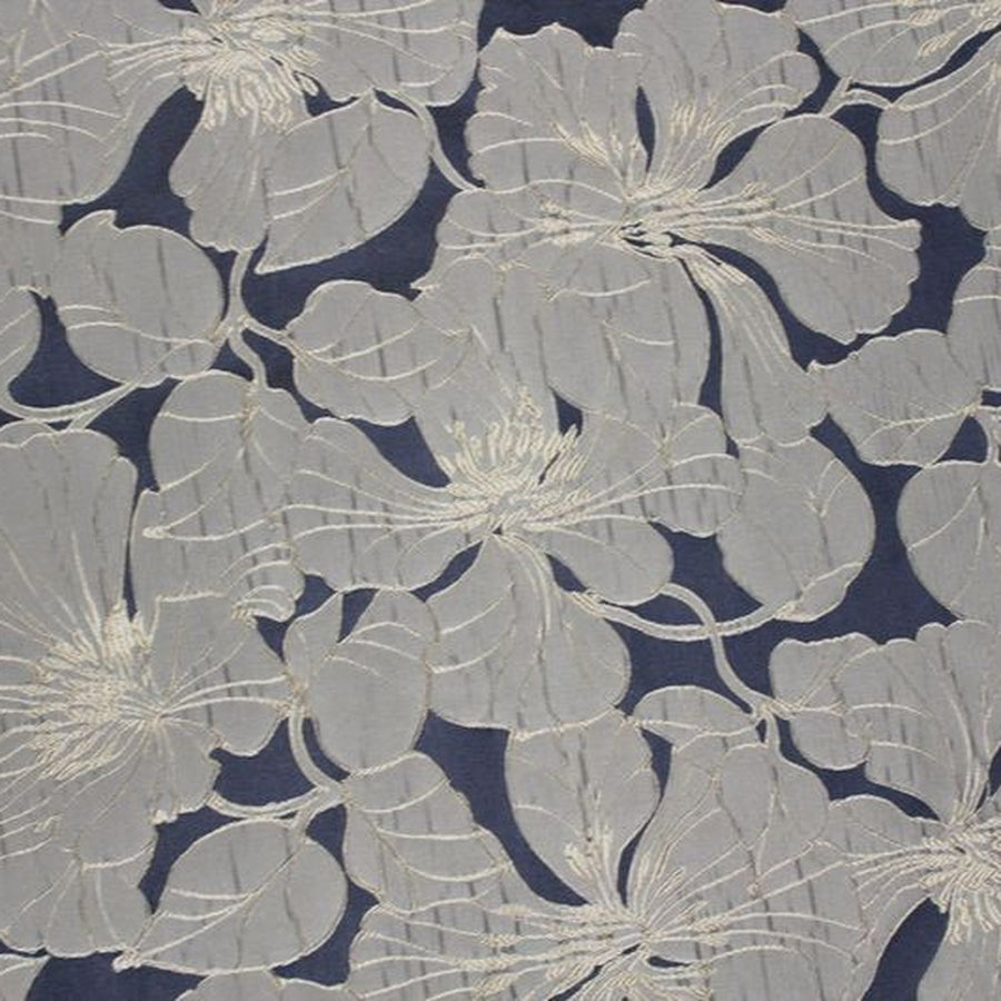 Cambridge Navy Tablecloth — fabric swatch