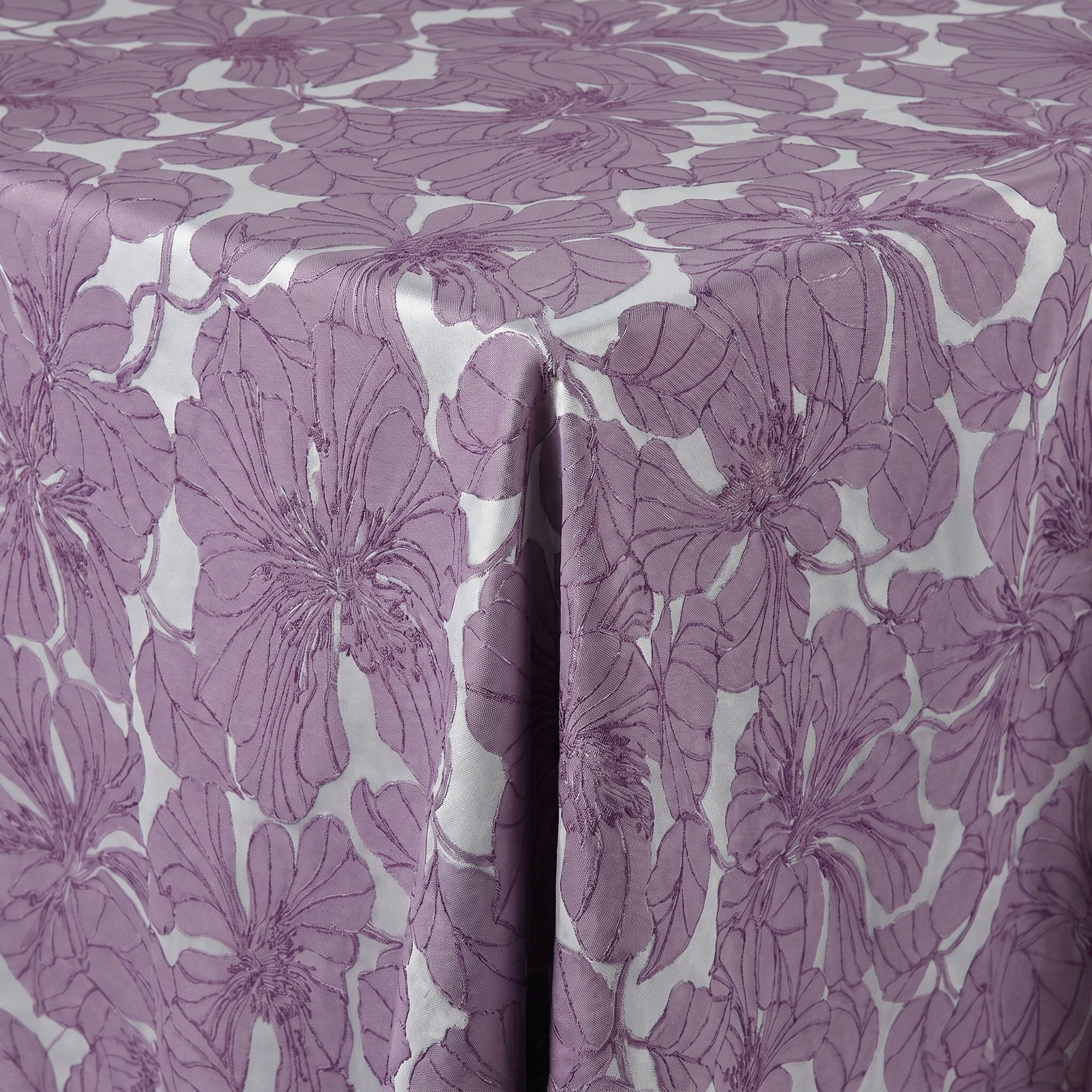 Cambridge Purple Tablecloth — fabric detail