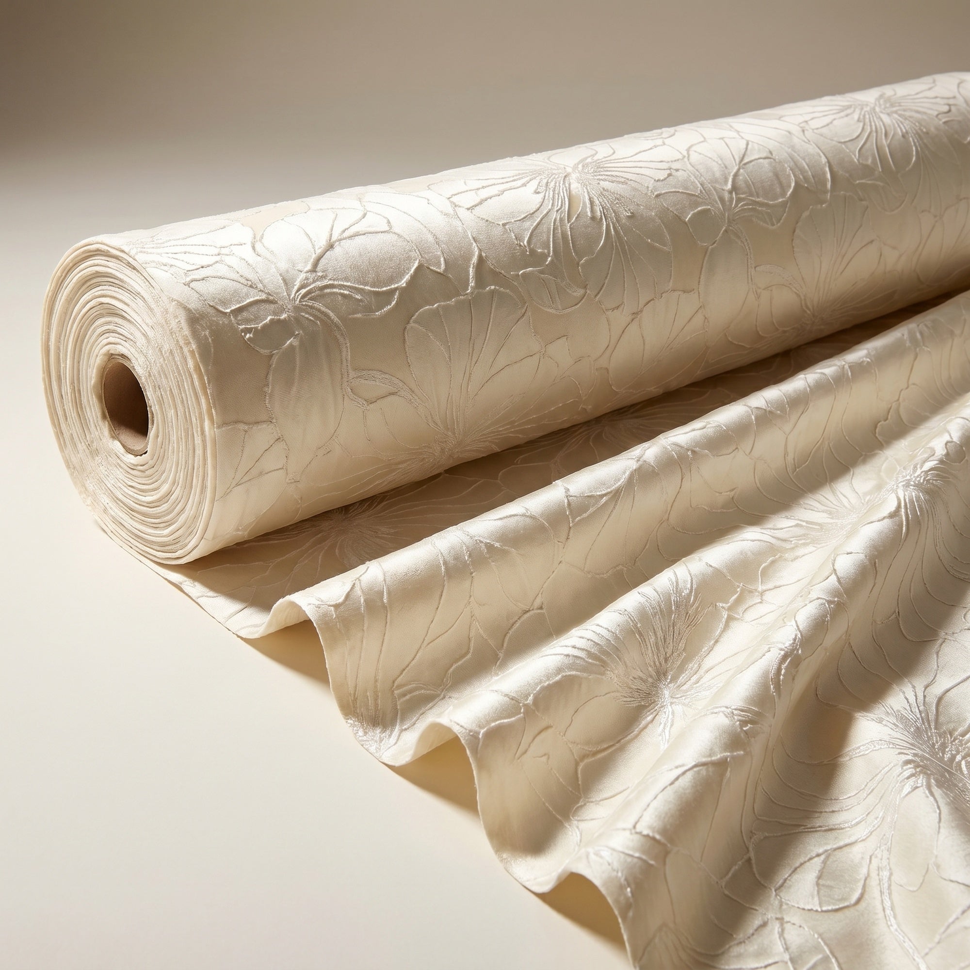 Cambridge White Fabric — fabric roll