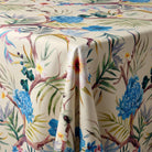 Carnation Blue Tablecloth — fabric detail