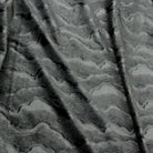 Celeste Black Tablecloth — fabric swatch