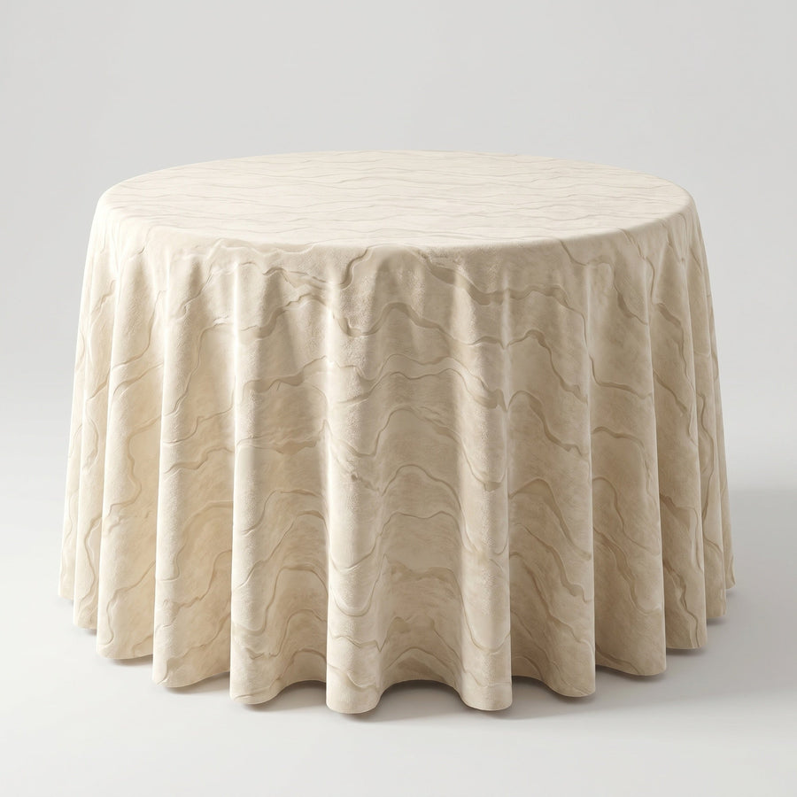 Celeste velvet fabric in Ecru, by the yard