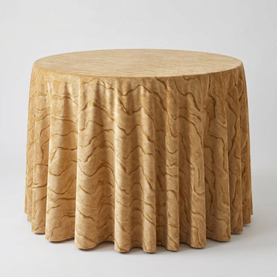 Celeste Velvet Tablecloth – Gold