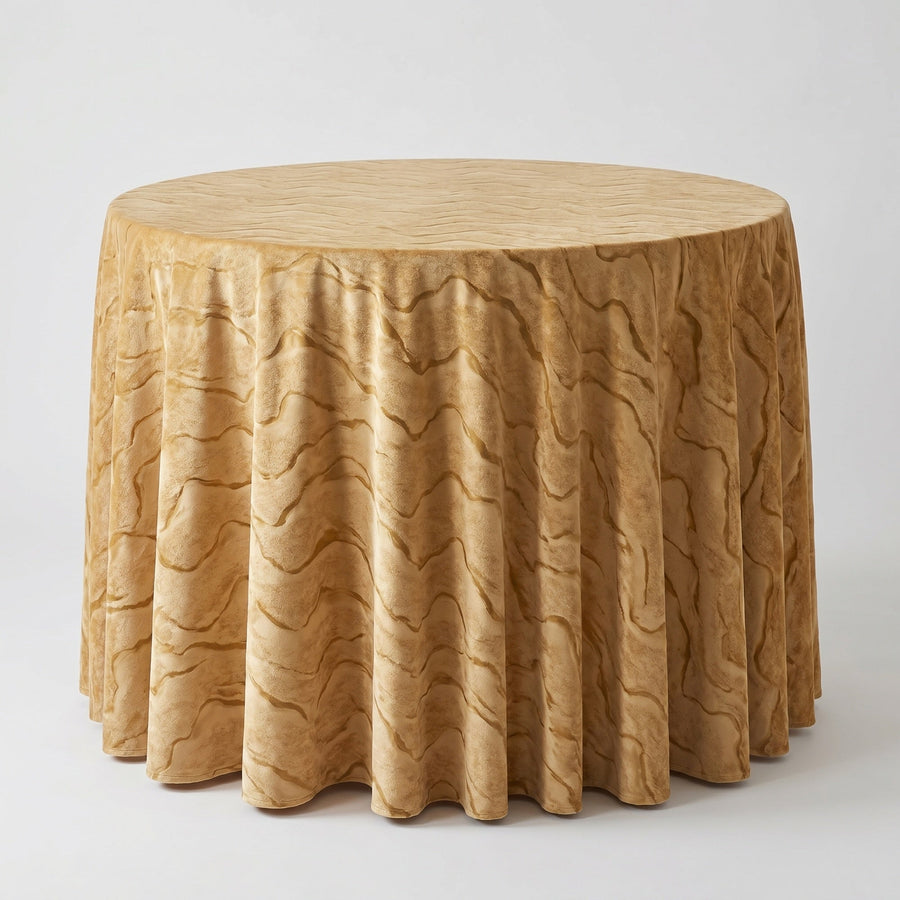 Celeste velvet fabric in Gold, by the yard