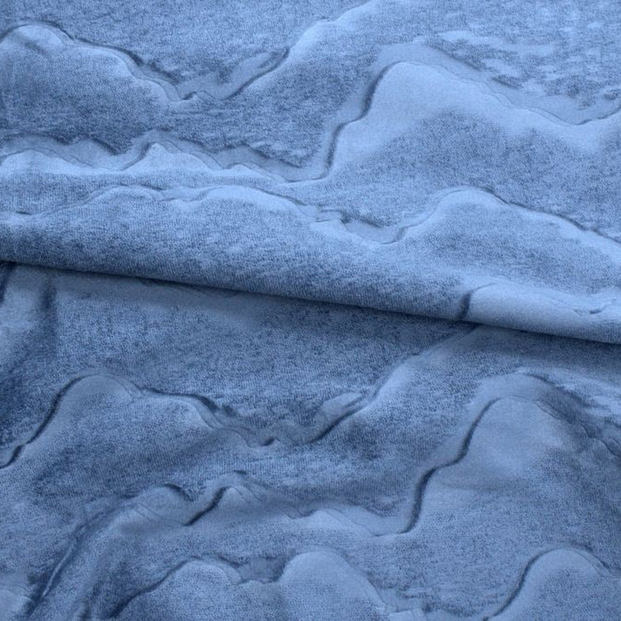 Celeste Navy Tablecloth — fabric swatch