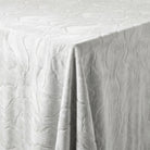 Celeste Silver Tablecloth — fabric detail
