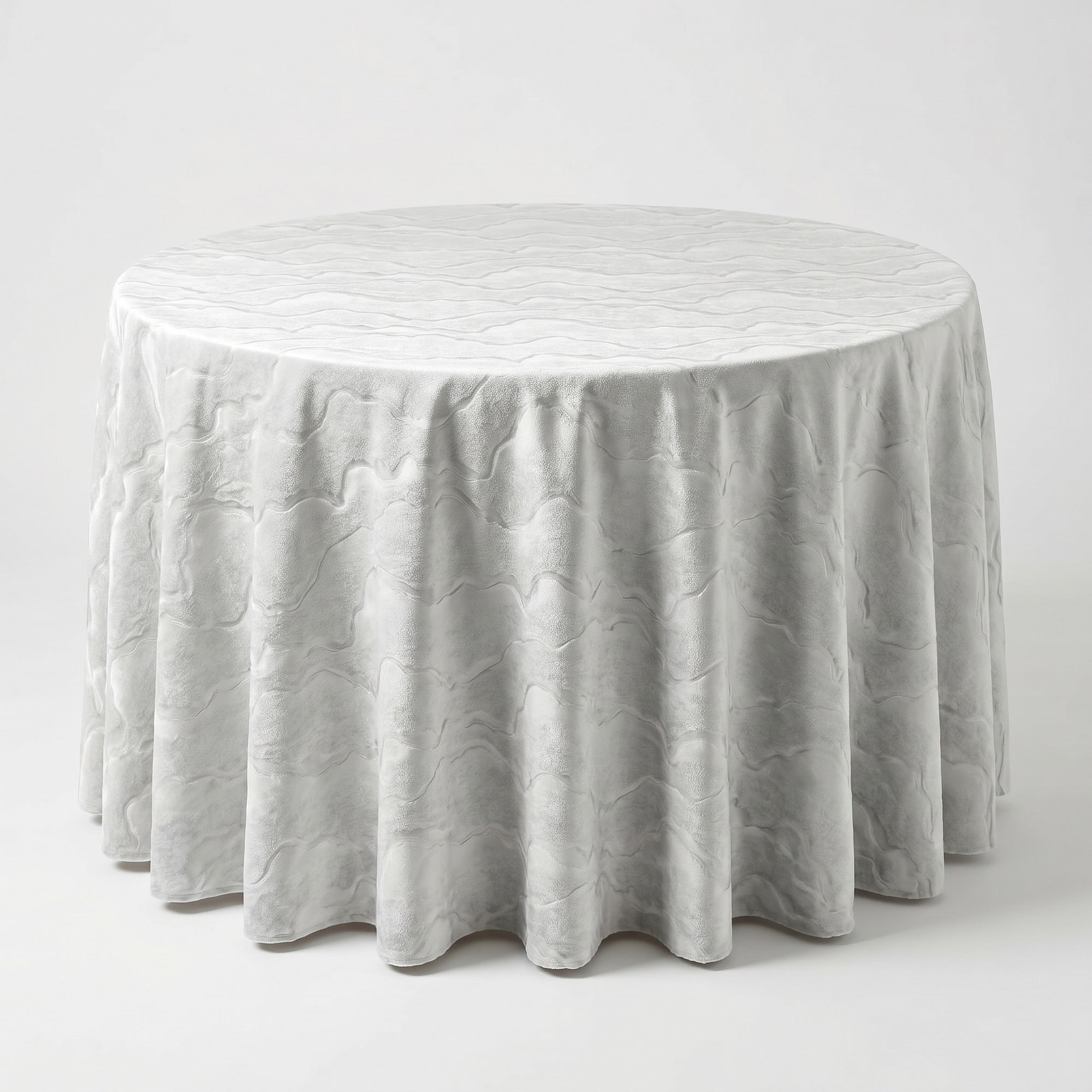 Celeste Silver Tablecloth