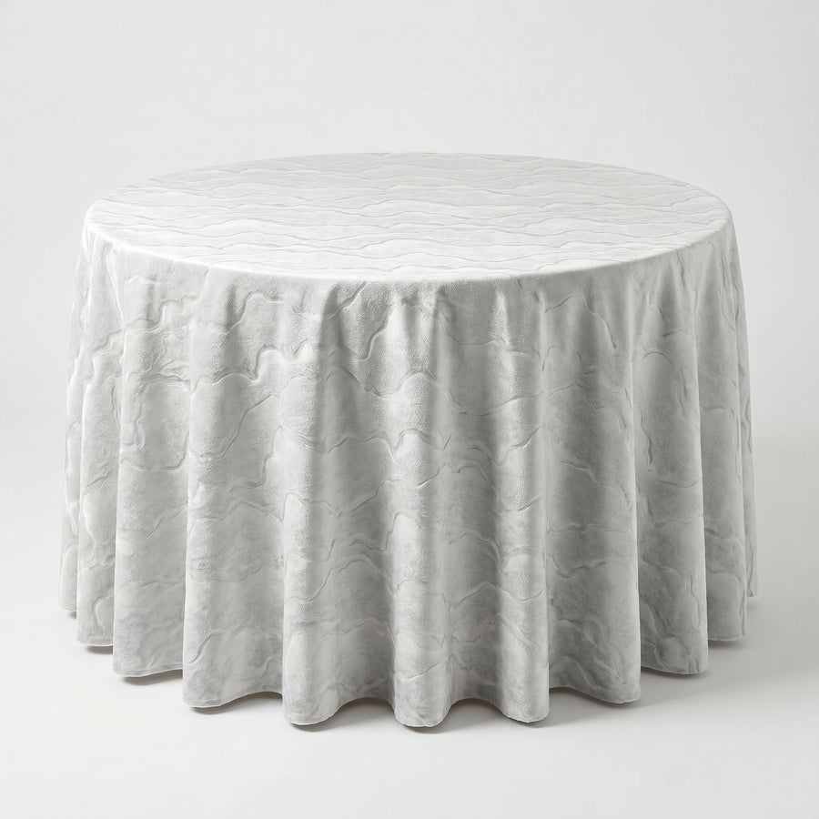 Celeste velvet fabric in Silver, by the yard