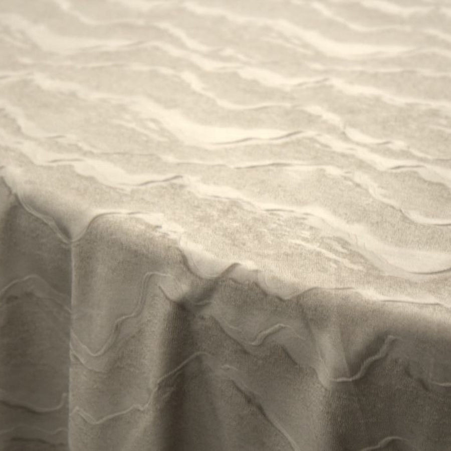 Celeste Taupe Tablecloth — fabric swatch