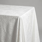 Celeste White Tablecloth — fabric detail