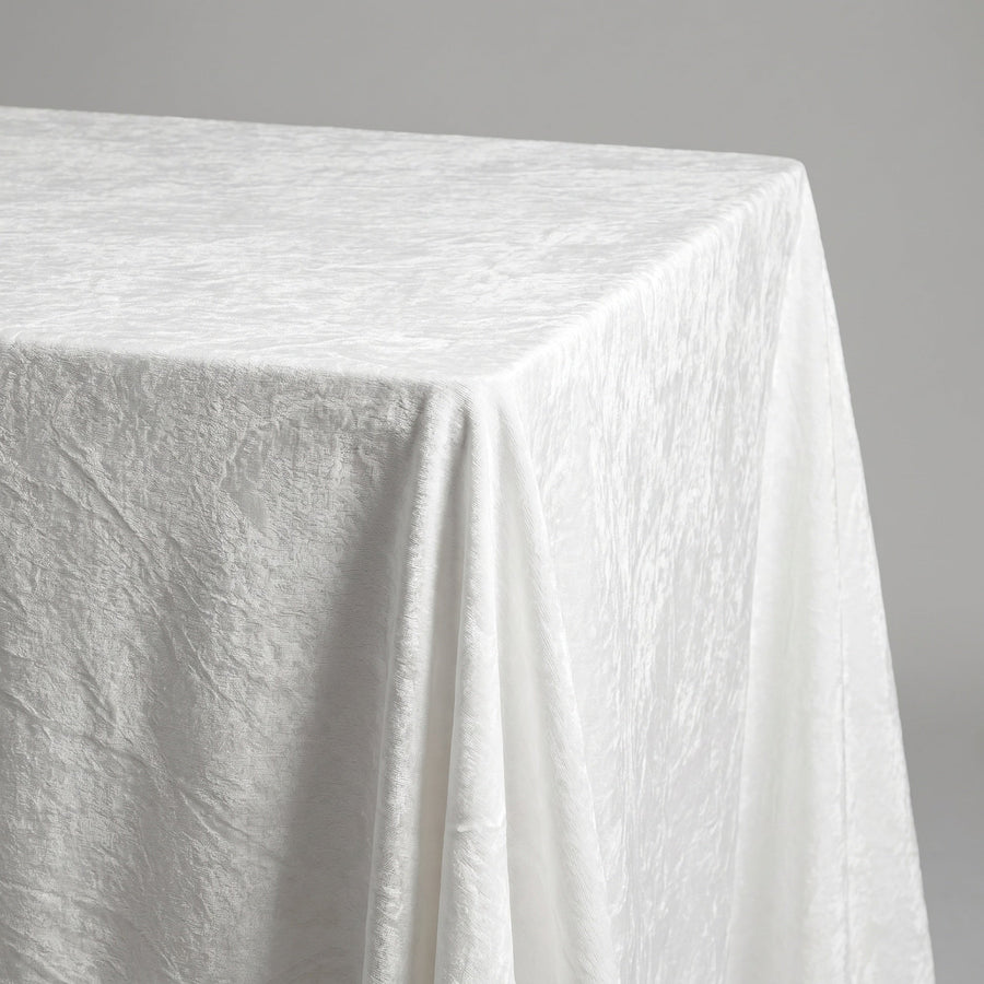 Celeste White Tablecloth — fabric detail