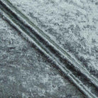 Charcoal Shiny Crushed Velvet Fabric by the Yard - 72 Inch Wide