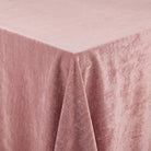 Chenille Begonia Tablecloth — fabric detail